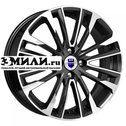 Диск 6.5x17 4x98 ET35 D58.5 K&K Сильверстоун-оригинал (КС770) Алмаз черный SK
