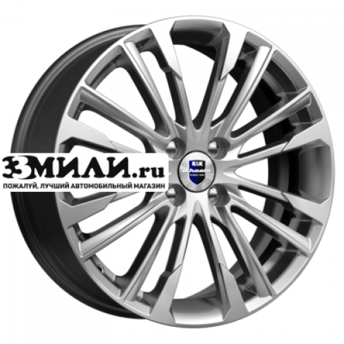 Диск 6.5x17 4x100 ET35 D67.1 K&K Сильверстоун-оригинал (КС770) Сильвер SK