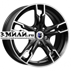Диск 7x17 5x114.3 ET39 D60.1 K&K Солар-оригинал (КС875) Алмаз черный