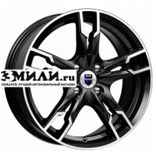 Диск 7x17 5x112 ET50 D66.6 K&K Солар (КС875) Алмаз черный SK