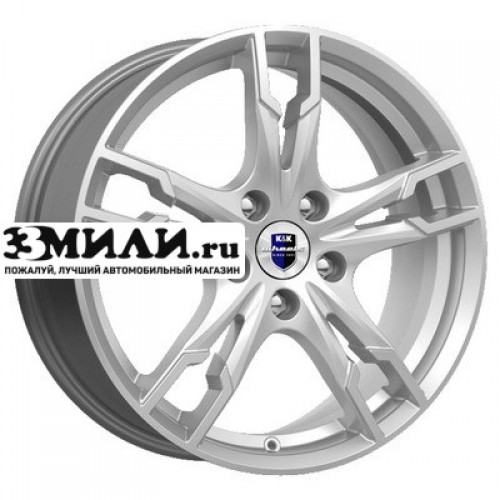 Диск 7x17 4x100 ET38 D67.1 K&K Солар (КС875) Сильвер SK