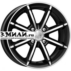 Диск 6x14 4x100 ET40 D67.1 K&K Sportline (КС603) Алмаз черный