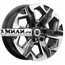 Диск 7.5x17 6x139.7 ET42 D75.1 K&K Тейт (КС1050) Алмаз черный