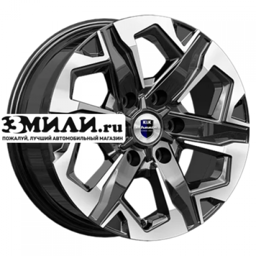 Диск 7.5x17 6x139.7 ET42 D75.1 K&K Тейт (КС1050) Алмаз черный