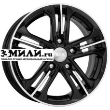 Диск 6.5x16 5x114.3 ET35 D67.1 K&K Trinity (КС666) Алмаз черный