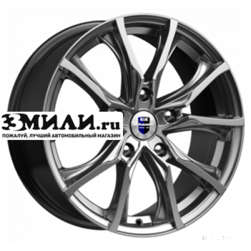 Диск 7.5x17 5x130 ET43 D71.6 K&K Твист (КС697) Дарк платинум
