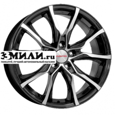 Диск 7.5x17 5x114.3 ET38 D71.6 K&K Твист (КС697М) Алмаз черный