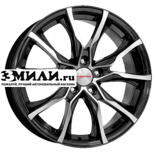 Диск 7.5x17 5x108 ET47 D60.1 K&K Твист (КС697М) Алмаз черный