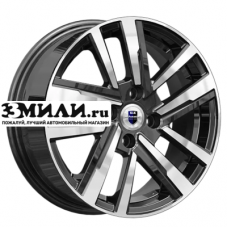 Диск 6x15 4x100 ET37 D60.1 K&K Хант (КС1034) Алмаз черный