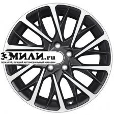 Диск 7.5x18 5x108 ET52.5 D63.3 Khomen Wheels KHW1804 (Kuga) Black-FP