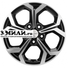 Диск 6.5x16 5x114.3 ET50 D67.1 Khomen Wheels KHW1606 (Huyndai/Kia) Black-FP