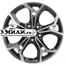 Диск 7x17 5x114.3 ET39 D60.1 Khomen Wheels KHW1702 (RAV4) Black-FP