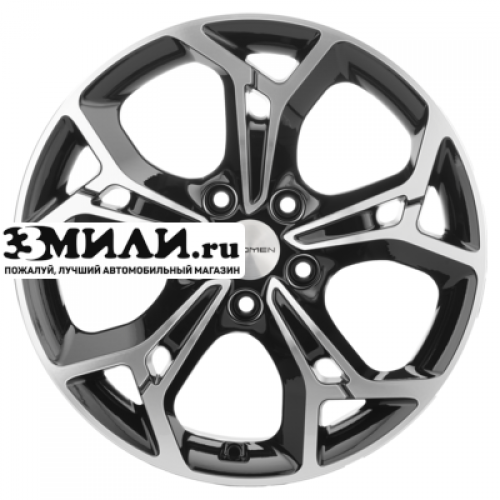 Диск 7x17 5x114.3 ET39 D60.1 Khomen Wheels KHW1702 (RAV4) Black-FP