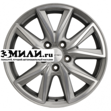 Диск 7x17 5x114.3 ET53 D67.1 Khomen Wheels KHW1706 (Ceed) G-Silver-FP
