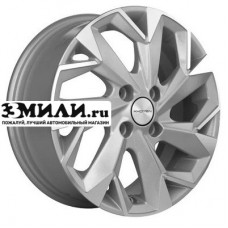 Диск 5.5x14 4x100 ET38 D67.1 Khomen Wheels KHW1402 F-Silver-FP