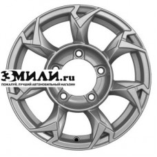 Диск 5.5x15 5x139.7 ET5 D108.1 Khomen Wheels KHW1505 (Jimny) F-Silver