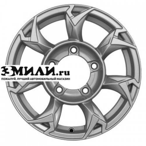 Диск 5.5x15 5x139.7 ET5 D108.1 Khomen Wheels KHW1505 (Jimny) F-Silver