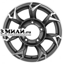 Диск 5.5x15 5x139.7 ET5 D108.1 Khomen Wheels KHW1505 (Jimny) Gray-FP