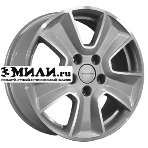 Диск 6.5x16 5x114.3 ET43 D67.1 Khomen Wheels KHW1601 (Huyndai/Kia) F-Silver-FP