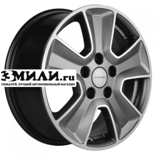 Диск 6.5x16 5x114.3 ET43 D67.1 Khomen Wheels KHW1601 (Huyndai/Kia) Gray-FP