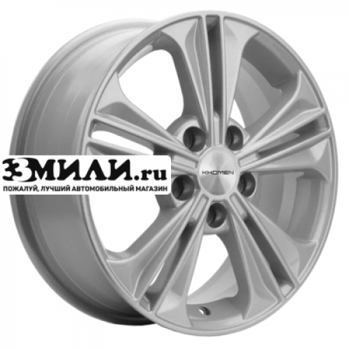 Диск 6x16 5x112 ET50 D57.1 Khomen Wheels KHW1603 (Jetta) F-Silver