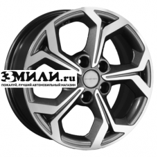 Диск 6.5x16 5x114.3 ET46 D67.1 Khomen Wheels KHW1606 (Mitsubishi) Gray-FP