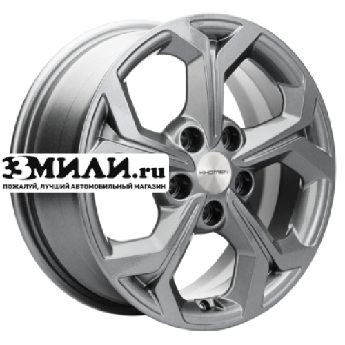 Диск 6.5x16 5x114.3 ET50 D66.1 Khomen Wheels KHW1606 (Renault/Nissan) Gray