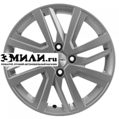 Диск 6x16 4x100 ET50 D60.1 Khomen Wheels KHW1609 (Vesta/Largus) F-Silver