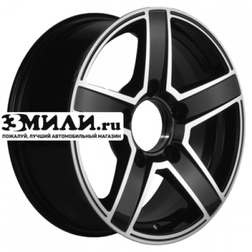 Диск 6.5x16 5x139.7 ET40 D98.5 Khomen Wheels KHW1614 (Niva 4x4) Black-FP