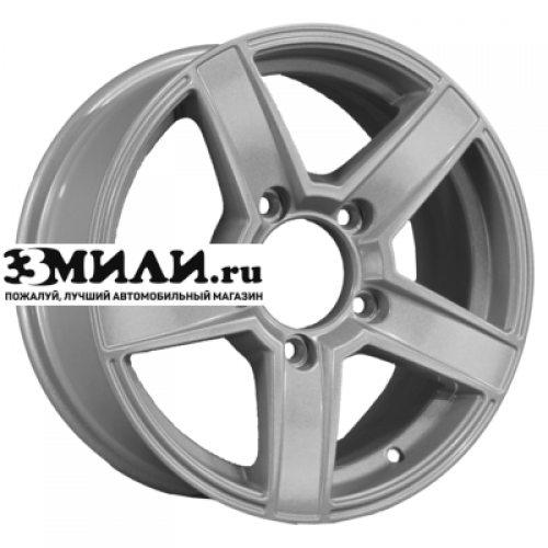 Диск 6.5x16 5x139.7 ET40 D98.5 Khomen Wheels KHW1614 (Niva 4x4) F-Silver