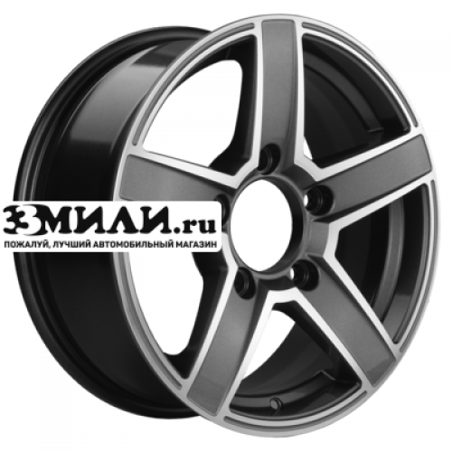 Диск 6.5x16 5x139.7 ET40 D98.5 Khomen Wheels KHW1614 (Niva 4x4) Gray-FP