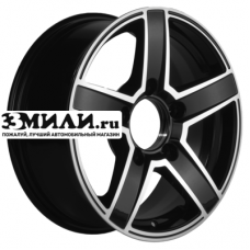 Диск 6.5x16 5x139.7 ET35 D98.5 Khomen Wheels KHW1614 (Niva 4x4 Bronto) Black-FP