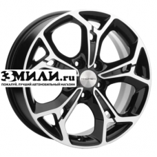 Диск 7x17 5x114.3 ET37 D66.5 Khomen Wheels KHW1702 (Jolion) Black-FP
