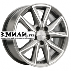 Диск 7x17 5x108 ET40 D54.1 Khomen Wheels KHW1706 (Jac/Москвич 3) Gray-FP
