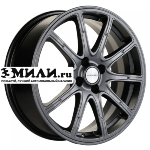 Диск 6.5x17 4x100 ET41 D60.1 Khomen Wheels KHW1707 (XRay) Gray