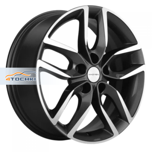 Диск 6.5x17 5x108 ET33 D60.1 Khomen Wheels KHW1708 (Chery Tiggo 7pro) Gray-FP