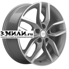 Диск 6.5x17 5x108 ET33 D60.1 Khomen Wheels KHW1708 (Chery Tiggo 7pro) F-Silver-FP
