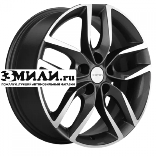 Диск 6.5x17 5x114.3 ET40 D64.1 Khomen Wheels KHW1708 (Haval F7/F7x) Gray-FP