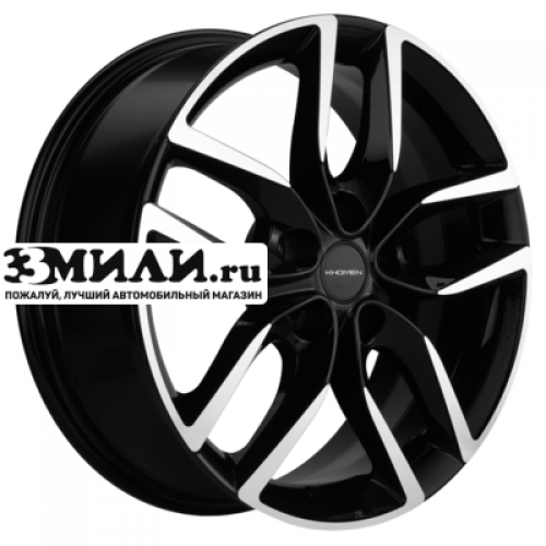 Диск 6.5x17 5x114.3 ET45 D67.1 Khomen Wheels KHW1708 (Mazda3/CX30) Black-FP