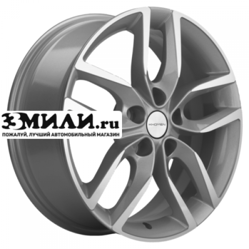 Диск 6.5x17 5x114.3 ET40 D67.1 Khomen Wheels KHW1708 (XCeed) F-Silver-FP
