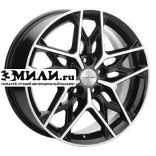 Диск 7x17 5x108 ET45 D60.1 Khomen Wheels KHW1709 (Chery Tiggo 3/Tiggo 3 Pro) Black-FP
