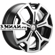 Диск 6.5x17 5x112 ET50 D66.6 Khomen Wheels KHW1710(2) (Mercedes Vito) Black-FP