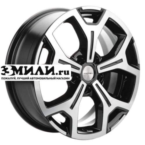 Диск 6.5x17 5x112 ET50 D66.6 Khomen Wheels KHW1710(2) (Mercedes Vito) Black-FP