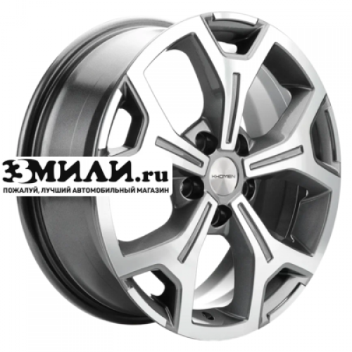 Диск 6.5x17 5x112 ET50 D66.6 Khomen Wheels KHW1710(2) (Mercedes Vito) Gray-FP