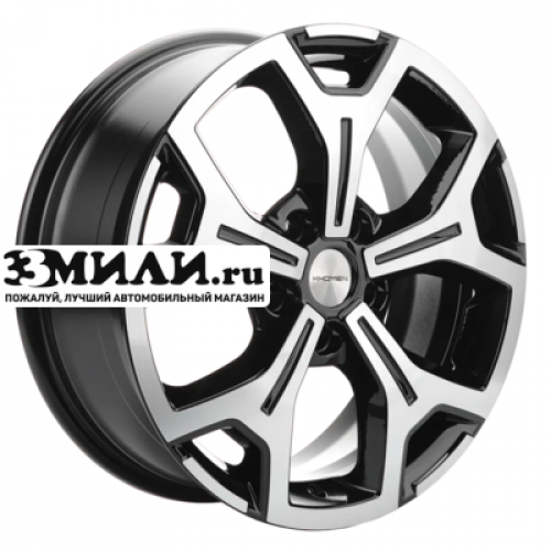 Диск 6.5x17 5x120 ET60 D65.1 Khomen Wheels KHW1710(2) (VW Multivan) Black-FP