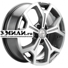 Диск 6.5x17 5x114.3 ET45 D54.1 Khomen Wheels KHW1710 (Coolray) Gray-FP