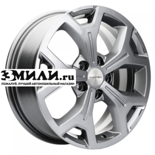 Диск 7x17 5x108 ET43 D65.1 Khomen Wheels KHW1710 (DFM AX 7) Gray