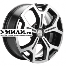 Диск 6.5x17 5x114.3 ET40 D64.1 Khomen Wheels KHW1710 (Haval F7/F7x) Black-FP