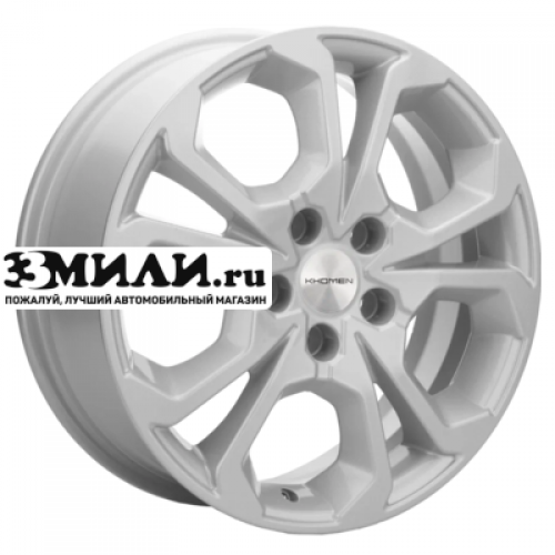 Диск 6.5x17 5x108 ET33 D60.1 Khomen Wheels KHW1711 (Chery/Exeed) F-Silver