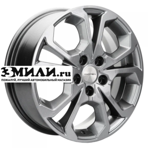 Диск 6.5x17 5x114.3 ET40 D64.1 Khomen Wheels KHW1711 (Haval F7/F7x) Gray